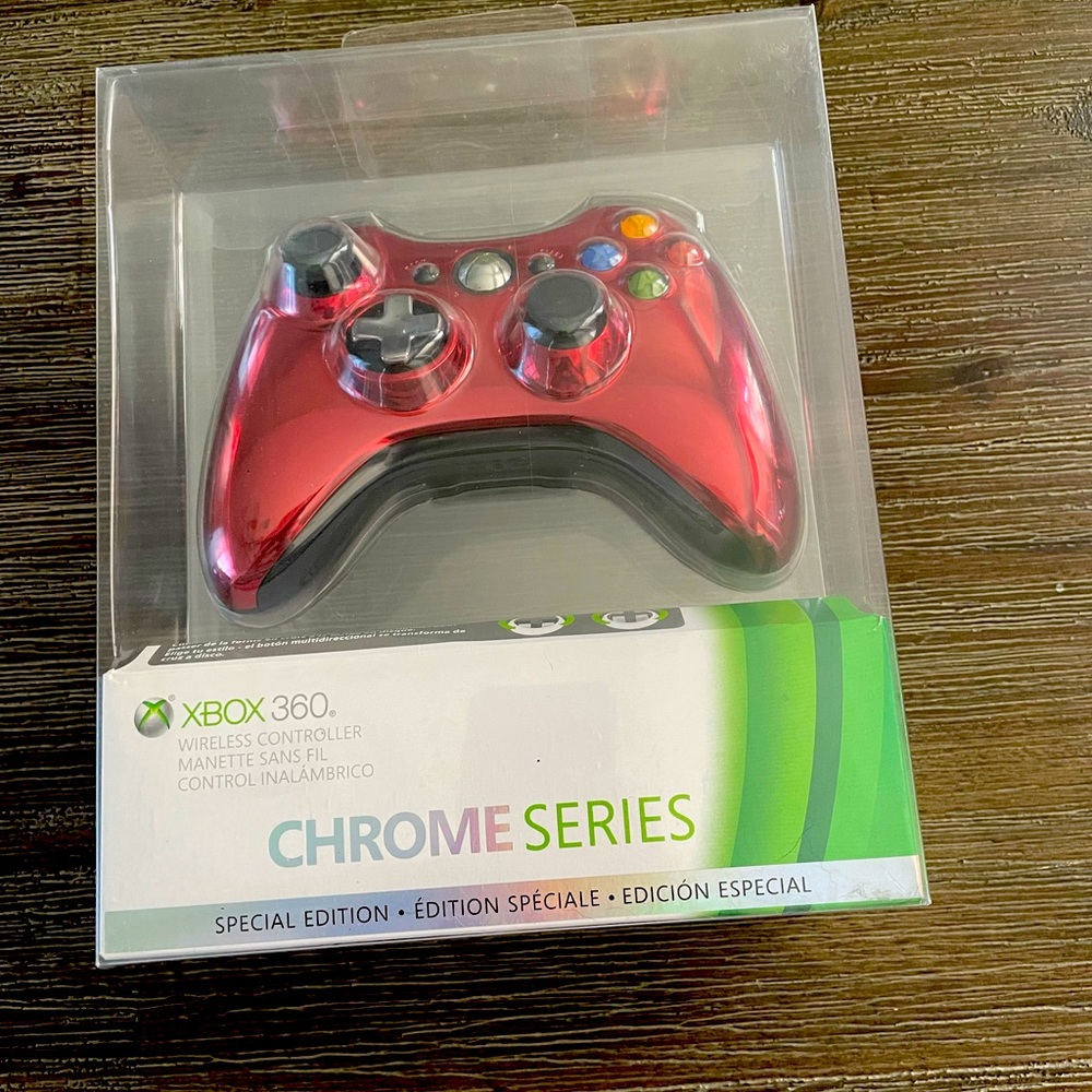 New Red Chrome Xbox controller limited edition